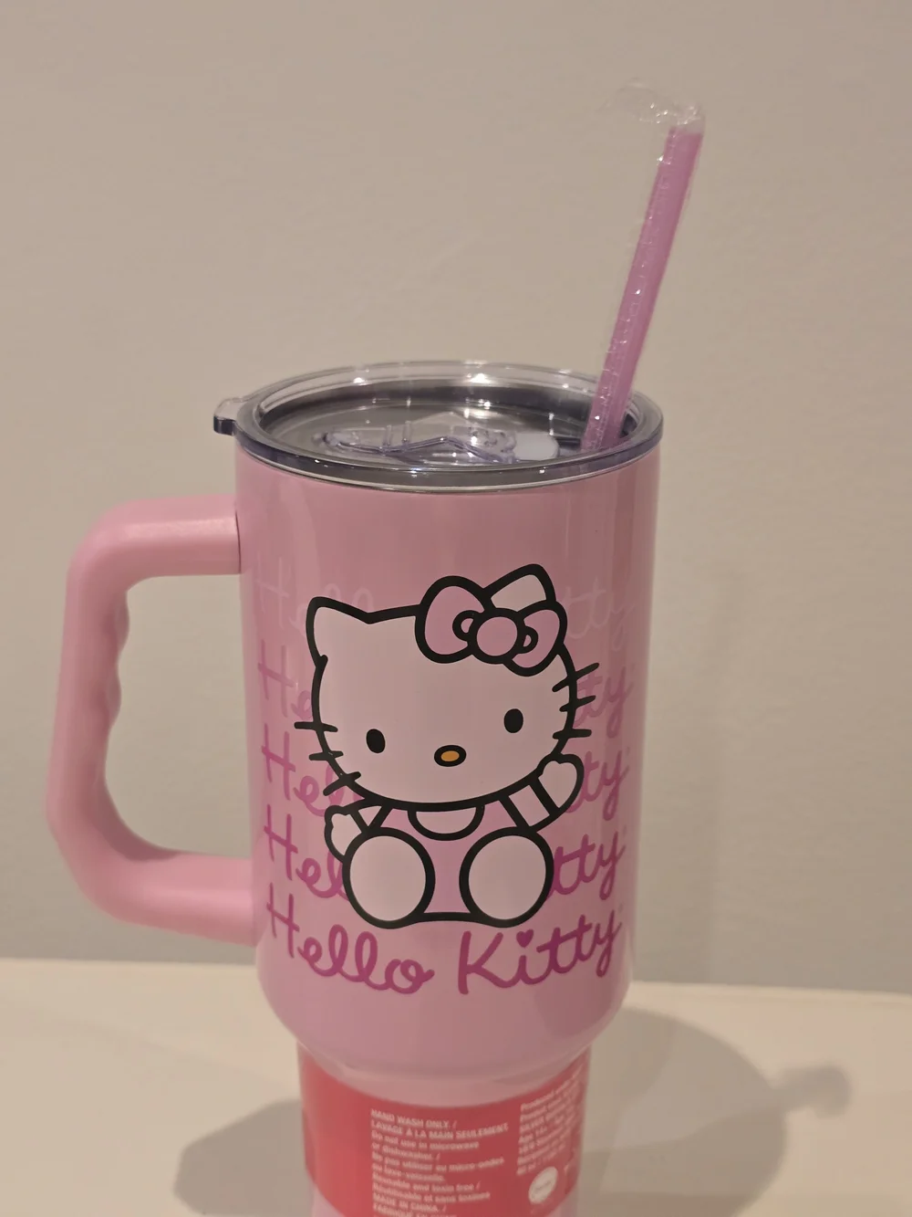 Silver Buffalo Sanrio Hello Kitty Waving Stainless Steel Tumbler